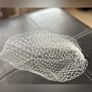 12" Ivory Birdcage Wedding Veil - Special Made - Never Worn